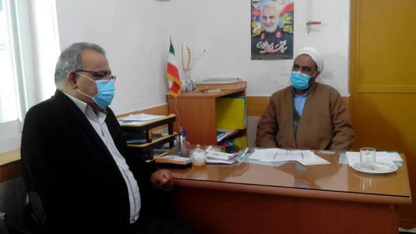 دیدار سرپرست اداره بهزیستی کلاله با امام جمعه این شهرستان