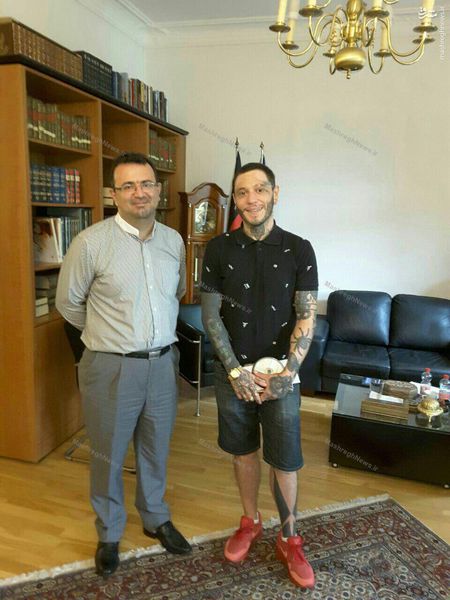 همکاری سفارت ایران در آلمان با یک مازوخیست جهت معرفی عاشورا +عکس و سند
