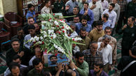 گزارش تصویری تشییع پیکر مهدی بیدی شهید مدافع حرم