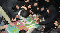  وداع غم انگیز خانواده شهیداسماعیل زاهدپور+تصاویر
