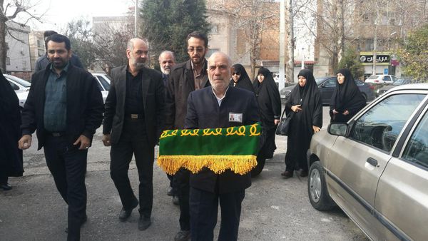 دلجویی خادمیاران رضوی با خانواده شهدای حادثه هواپیمایی اکراین در گرگان+تصاویر