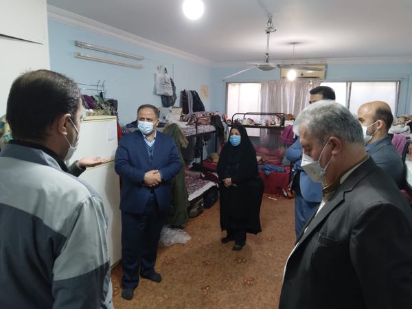 بررسی وضعیت خوابگاه دانشگاه علوم پزشکی واحد خواهران  
