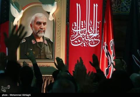 تصاویر/ مراسم چهلمین روز شهادت سردارهمدانی