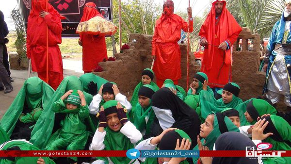 عزاداری سه ساله های حسینی در انبارالوم + تصاویر