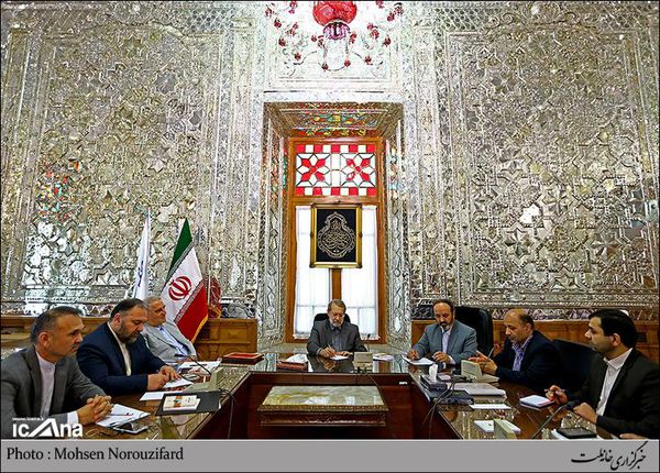  گزارش تصویری/ دیدار استاندار و اعضای مجمع استان گلستان با دکتر لاریجانی 