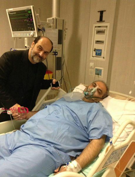 جواد خیابانی در بستر بیماری + عکس