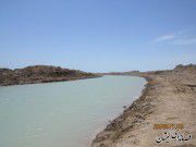 افتتاح پروژه کانال آبرسان سایت میگو گمیشان