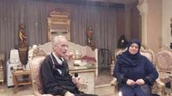 عکس/مرحوم پورحیدری در کنار همسرش