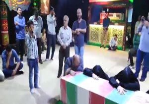 دانلود کلیپ مداحی پسر شهید مدافع حرم محمد آژندبالای سر پیکر شهید