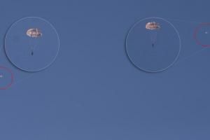 فیلم/ خروج اضطراری خلبان جنگنده روسیه