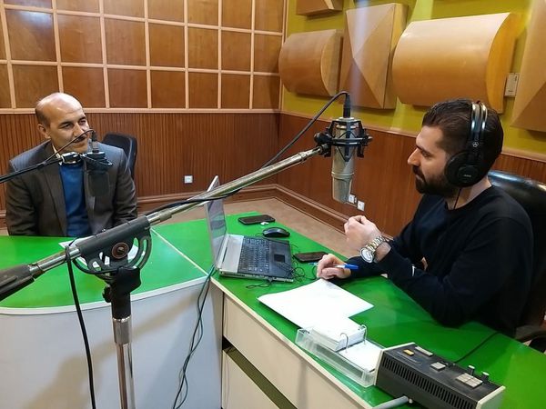 حضور سرپرست آموزش و پرورش گلستان در برنامه زنده رادیویی مردم با مسئولین