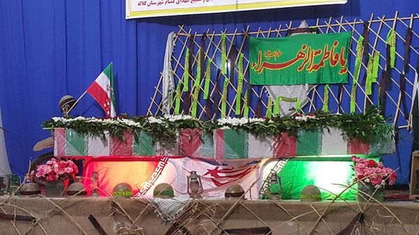 مراسم وداع با شهدای گمنام در کلاله به روایت تصویر