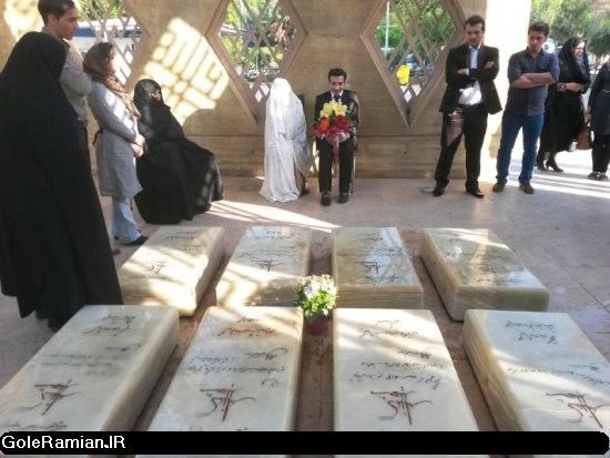 حواشی برگزاری جشن عقد دو نیروی ارزشی سایبر در گلستان+تصاویر