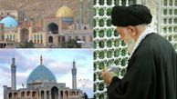 زیارت رهبرانقلاب از امامزاده آقاعلی عباس