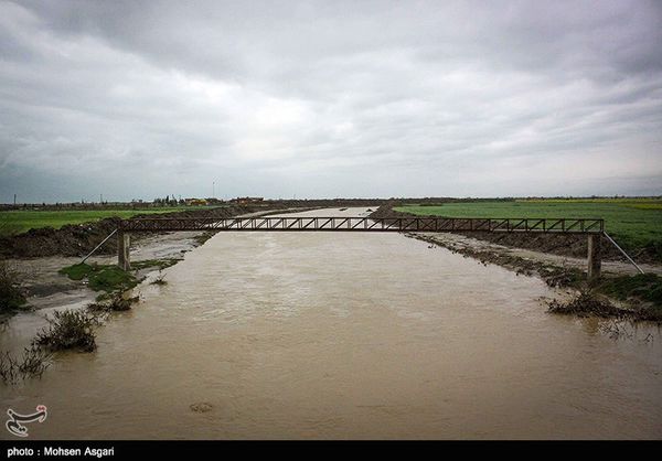  ۲۳۵۰ خانوار عشایر در مراوه‌تپه گرفتار سیلاب شدند 