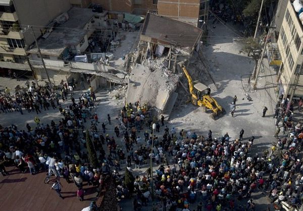 فیلم / زمین لرزه 7.1 ریشتری، مکزیک را ویران کرد