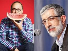 دانلود/ خاطره طنز حداد عادل درباره امام خامنه ای در برنامه خندوانه