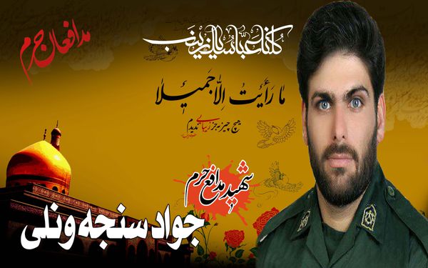 مجموعه پوستر شهید مدافع حرم جواد سنجه ونلی