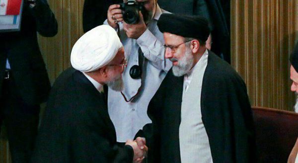 عکس/  احوالپرسی روحانی و رئیسی