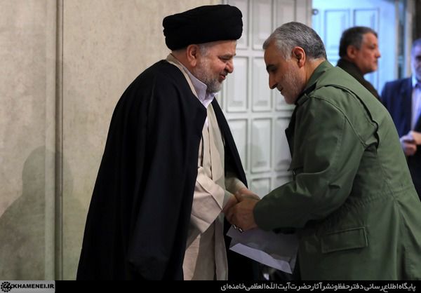 تصاویر / حضور سردار سلیمانی در مراسم ترحیم آیت الله هاشمی رفسنجانی در حسینیه امام خمینی