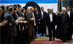 حاشیههایی از مراسم روز دانشجو با حضور روحانی