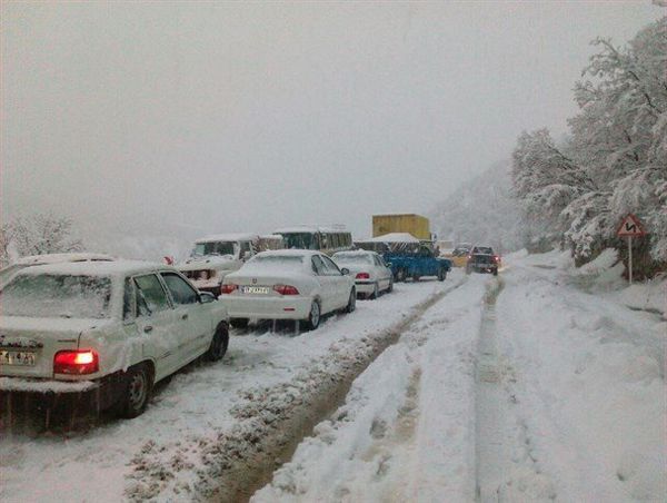 بسته شدن محور توسکستان و خوش ییلاق گلستان