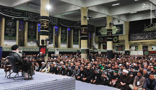 عکس/ دیدار موکب‌داران عراقی با رهبرانقلاب