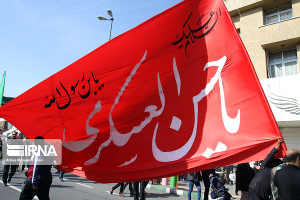 گلستان در شب شهادت امام یازدهم سیاهپوش شد