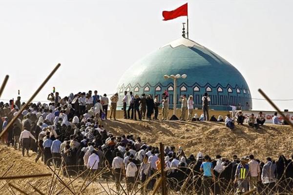 بی احترامی رئیس جمهور به یادمان شهدای شلمچه؟!