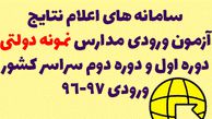 اعلام نتایج آزمون ورودی مدارس نمونه دولتی متوسطه گلستان