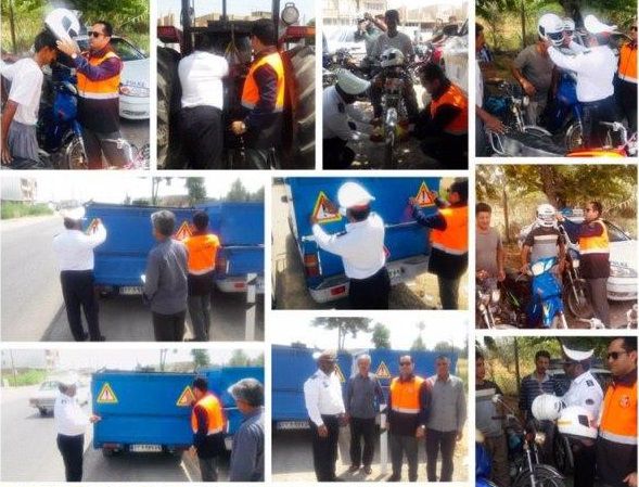 توزیع 2100 عدد کلاه ایمنی در بین موتورسواران گلستان در سال 98 