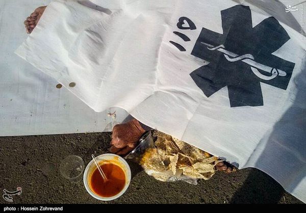 عکس/ مرگ یک کارتن خواب در یافت آباد