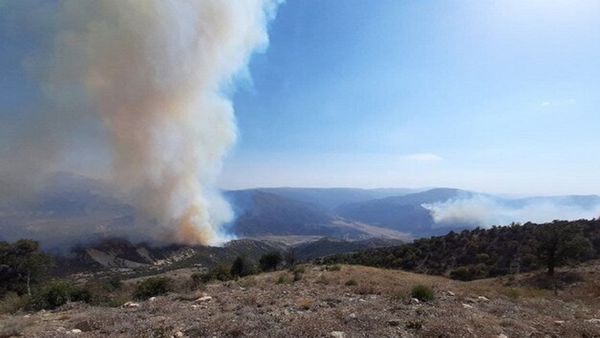 کاهش رطوبت هوا و احتمال وقوع حریق در مناطق کوهستانی گلستان
