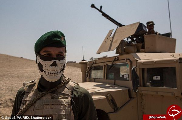 ترس داعش از مبارزان نقابدار عراقی +تصاویر