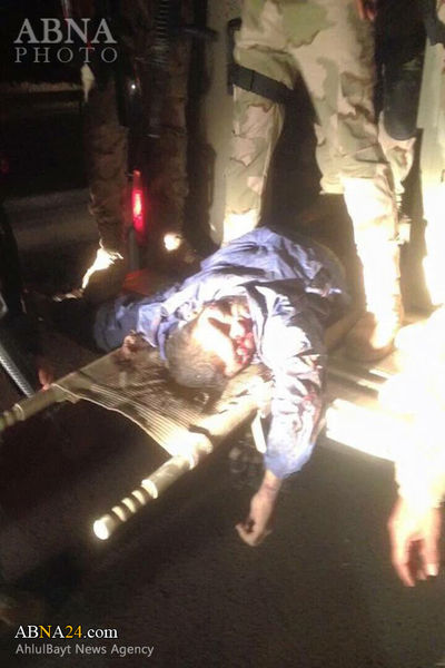 عکس/ هلاکت عامل انتحاری در مسیر کربلا