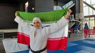 لحظه قهر کردن مسئول مسابقات بخاطر دست‌ندادن دختران ایرانی با او!