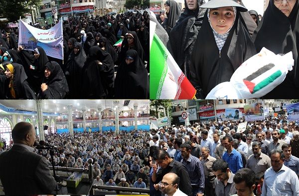  راهپیمایی روز قدس در علی آباد گلستان+ تصاویر