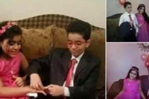 عقد دختر 5 ساله با پسر 8 ساله + عکس