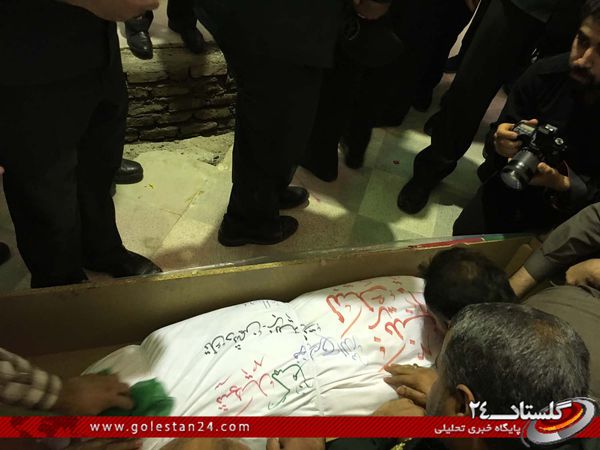 مراسم تدفین شهید گمنام در حسینیه سپاه نینوا برگزار شد + تصاویر