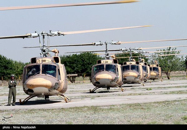 ۱۴۵ فروند بالگرد ارتش آماده اعزام به مناطق زلزله‌زده شدند + جزئیات
