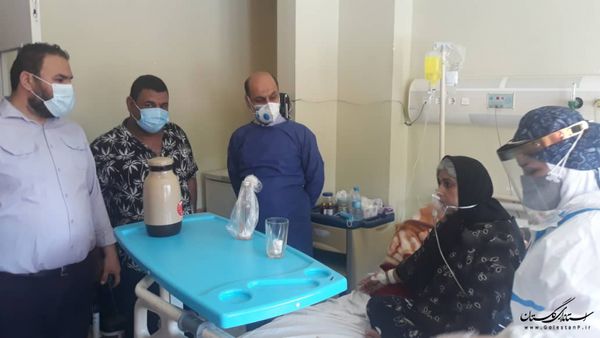 بازدید استاندار گلستان از مراکز درمانی شهرستان علی آباد کتول