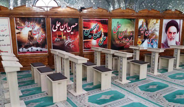20 میز و صندلی مخصوص نماز به آستان مقدس امامزاده یحیی بن زید (ع) اهدا شد+ تصویر