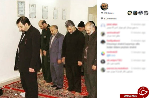 اقتدای حاج قاسم سلیمانی به محسن رضایی+ عکس