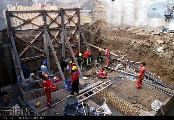 عکس/ مدفون شدن جوان 23 ساله در چاه