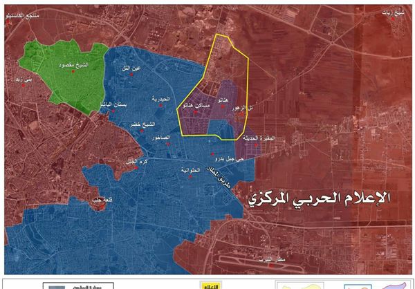 «جبل البدرو» نیز در شرق حلب آزاد شد