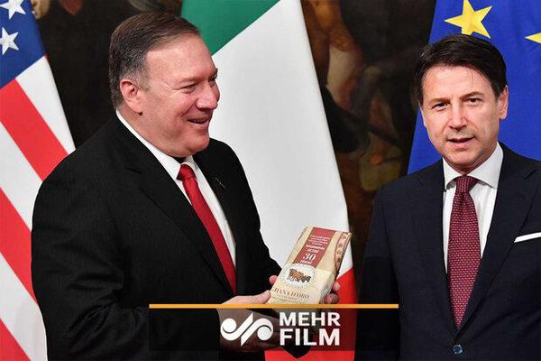 فیلم / وقتی پنیر، عکس انداختن پمپئو و کونته را مختل می‌کند!
