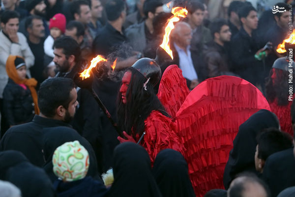عکس/ مراسم خیمه کوبی نوش آباد کاشان