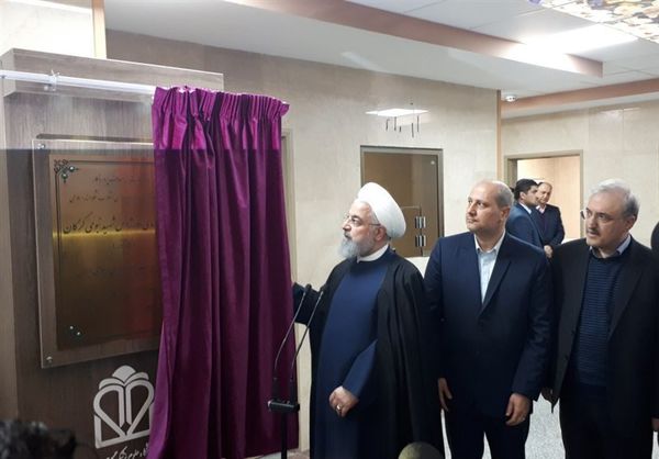 مرکز تروما و اورژانس ۱۵۲ تختخوابی شهید نبوی گرگان با حضور رئیس جمهور افتتاح شد