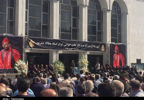 پیکر "آخرین بازمانده سیاهبازی ایران" در گرگان تشییع شد+ تصاویر