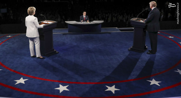 آخرین مناظره ریاست‌جمهوری آمریکا به روایت تصاویر